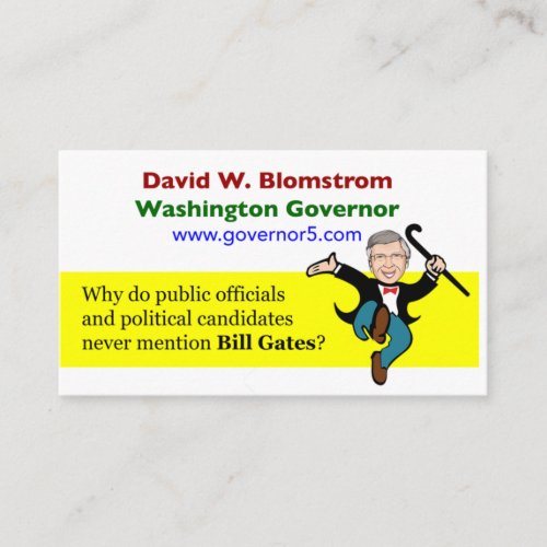 Bill Gates Business Card