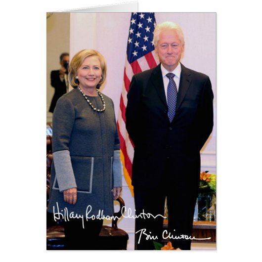 Bill & Hillary Clinton Cards (Front)
