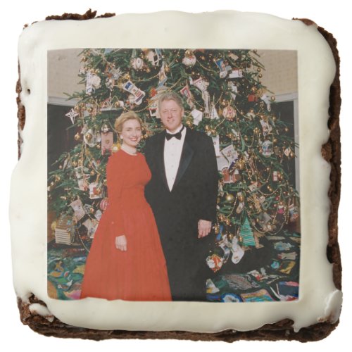 Bill  Hillary Clinton Christmas White House   Brownie