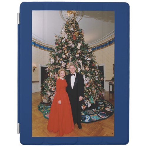Bill  Hillary Clinton Christmas White House   iPad Smart Cover
