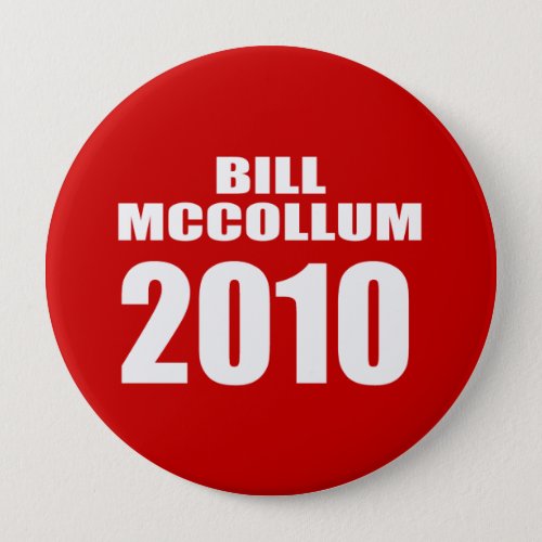 BILL MCCOLLUM FOR GOVERNOR BUTTON