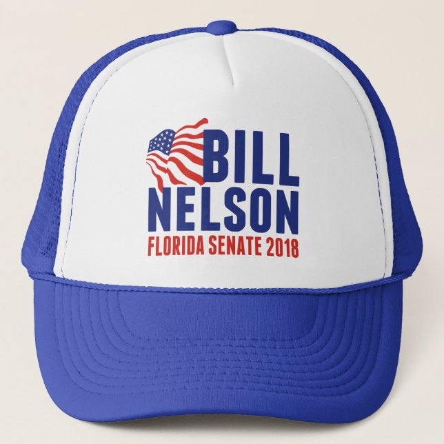 Bill Nelson for Florida Senator 2018 Trucker Hat (Front)