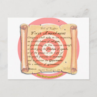 Bill of Rights Postcard