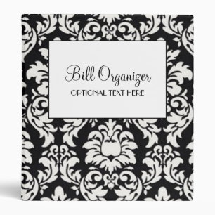Bill Organizer 3 Ring Binder