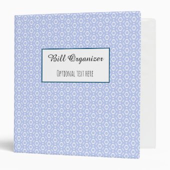 Bill Organizer Binder | Zazzle