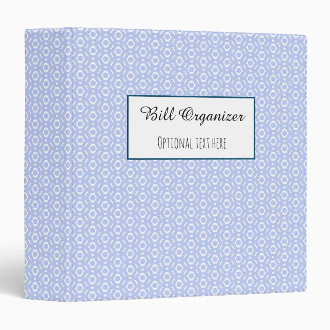 Bill Organizer Binder Zazzle