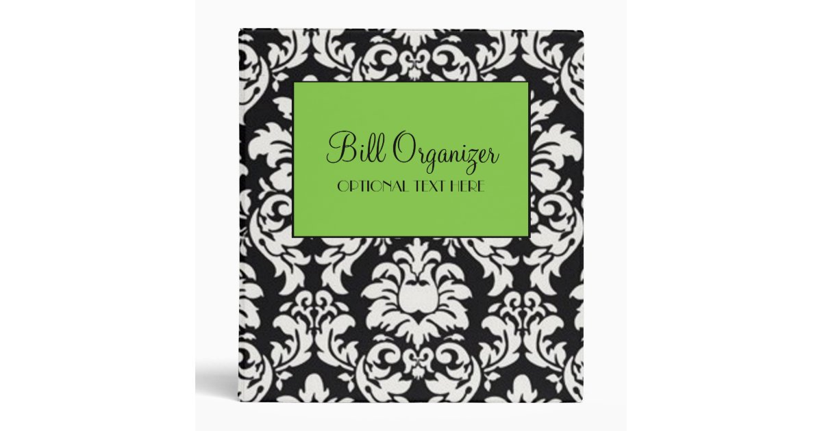 Bill Organizer Binder | Zazzle