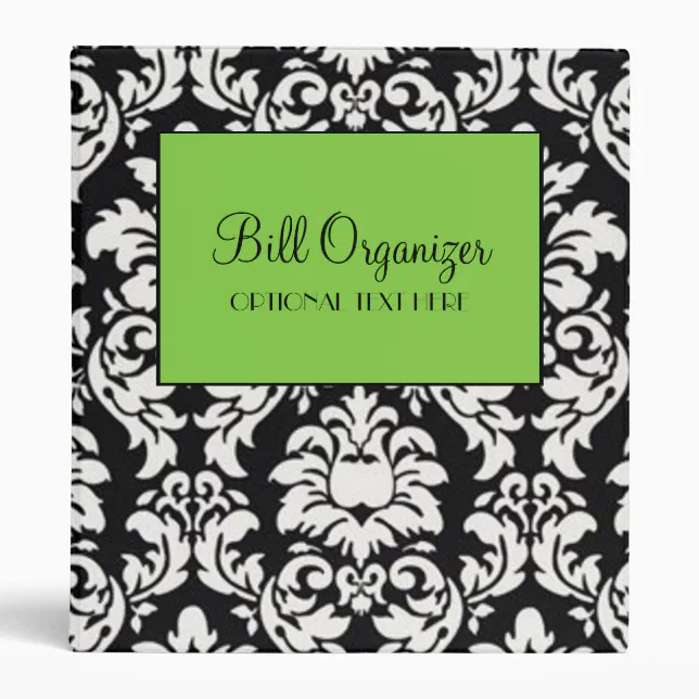 Bill Organizer Binder | Zazzle