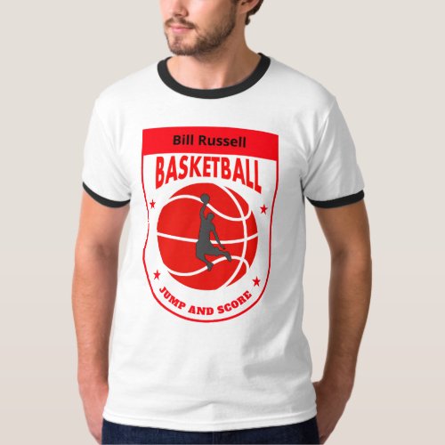 Bill Russell BASKETBALL T_Shirt