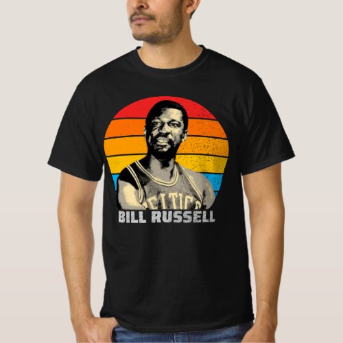 Bill Russell Memories Retro T_Shirt