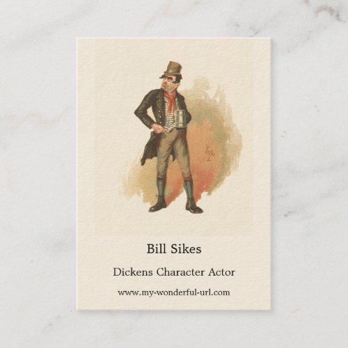 Bill Sikes by Kyd Charles Dickens Oliver Twist Business Card