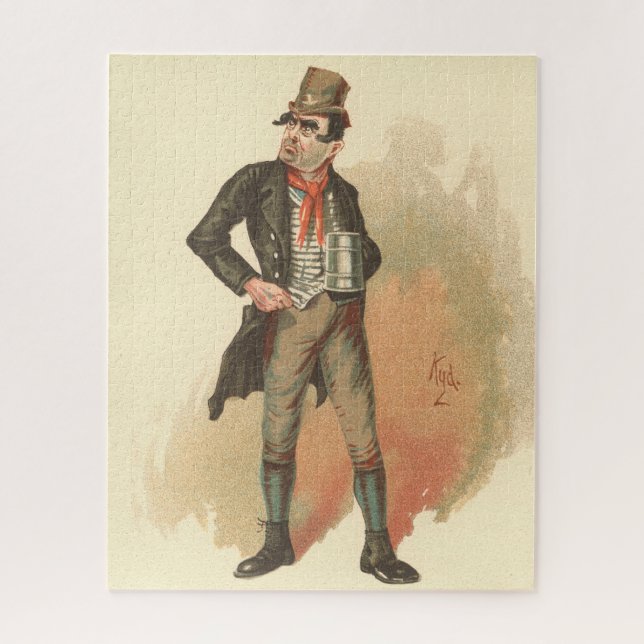 Bill Sikes by Kyd, Charles Dickens Oliver Twist Jigsaw Puzzle (Vertical)