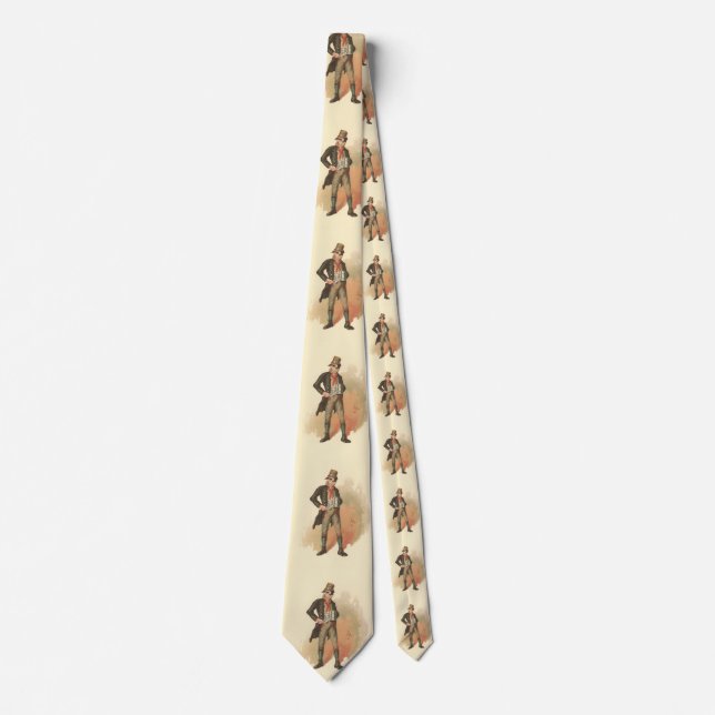 Bill Sikes by Kyd, Charles Dickens Oliver Twist Neck Tie (Front)