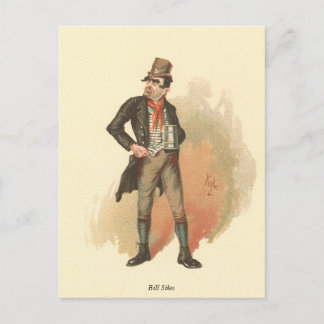 Bill Sikes by Kyd, Charles Dickens Oliver Twist Postcard
