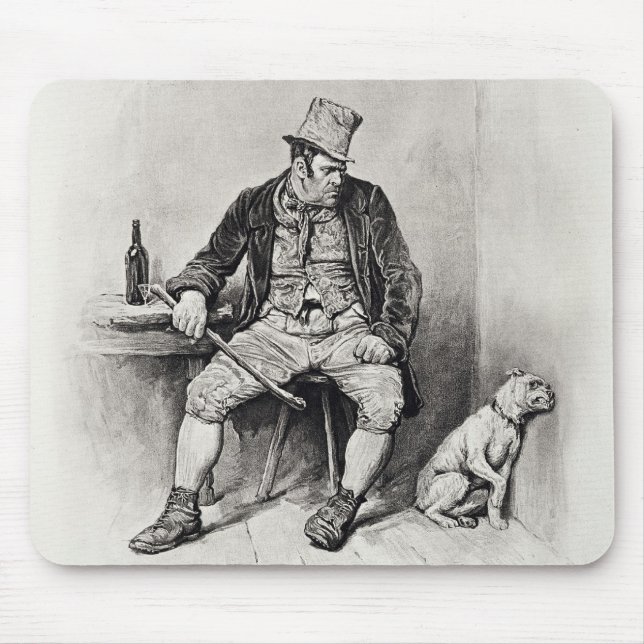 Bill Sykes and his dog, from 'Charles Dickens: A G Mouse Pad (Front)