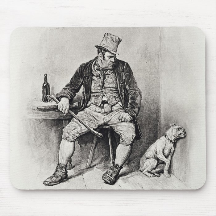 Bill Sykes and his dog, 'Charles Dickens A G Mouse Pad