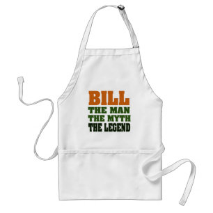Bill - the Man, the Myth, the Legend Adult Apron