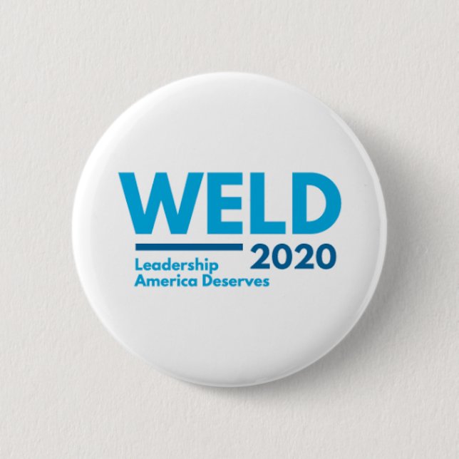 Bill Weld for President 2020 Button (Front)