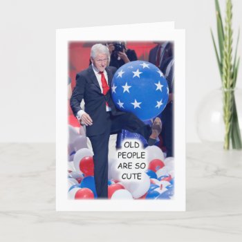 Bill With Balloon Birthday Card by expressiveyourself at Zazzle