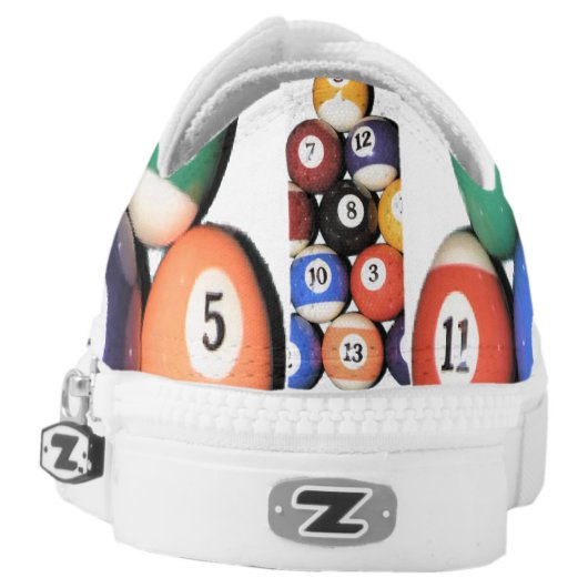 Billard Balls Shoes (Left Shoe Back)