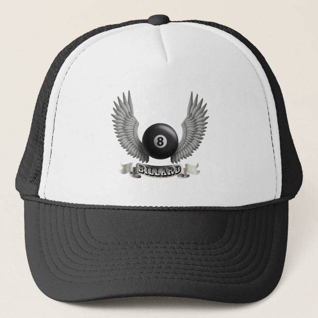 Billard wings B Trucker Hat (Front)