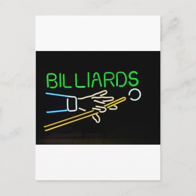 billards postcard (Front)