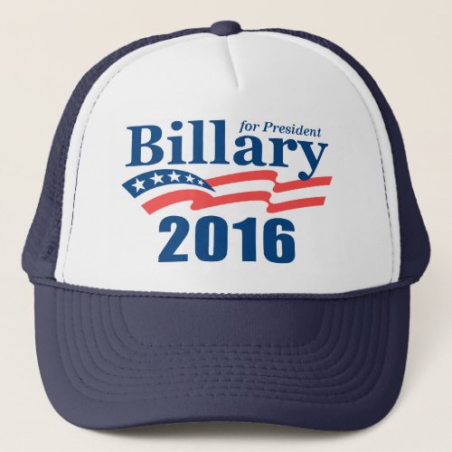 Billary 2016 trucker hat