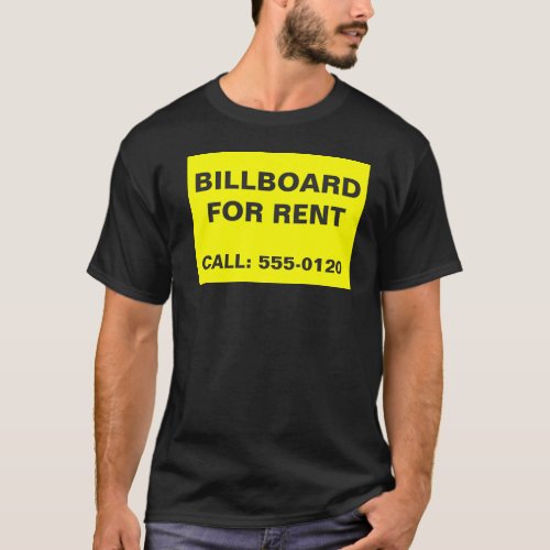 Billboard for rent T_Shirt