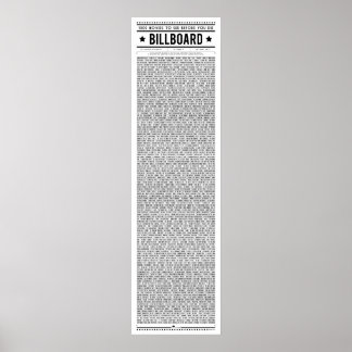 Billboard of 1000 movies to see before you die poster