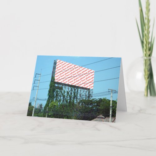 Billboard of Whatever You Want Folding Card