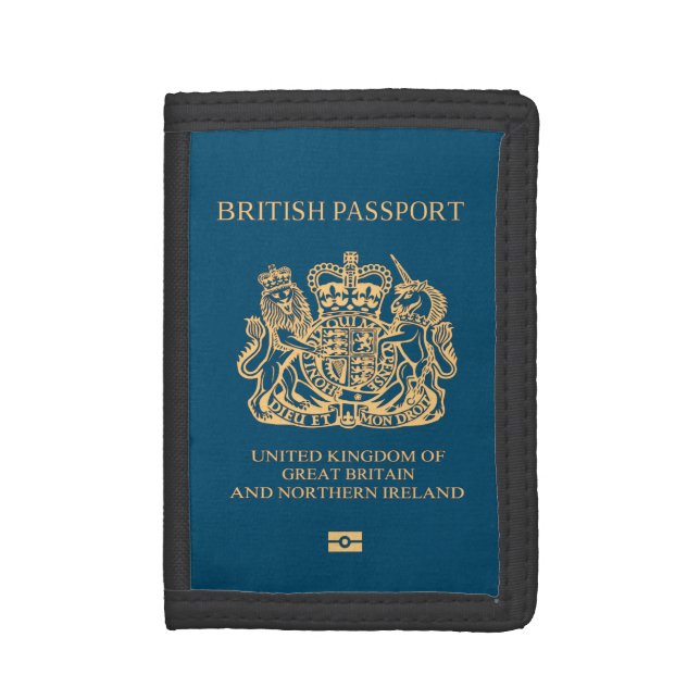 Billetera pasaporte Reino Unido Trifold Wallet (Front Vertical)