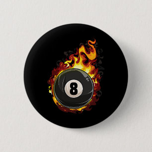 Billiard 8 Ball Player Pool Billiards Snooker Cue  Button