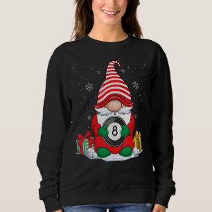Billiard Ball Christmas Gnomes Cute Billiard Ball Sweatshirt