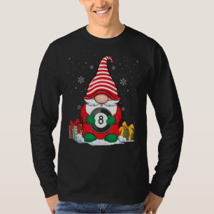 Billiard Ball Christmas Gnomes Cute Billiard Ball  T-Shirt