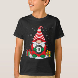 Billiard Ball Christmas Gnomes Cute Billiard Ball T-Shirt
