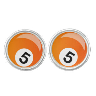Billiard ball cufflinks