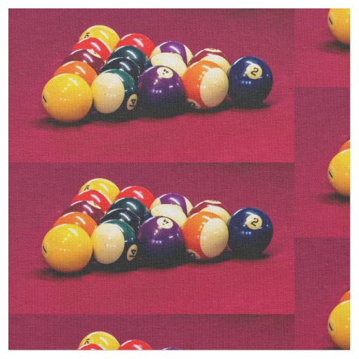 Billiard Ball Fabric Zazzle