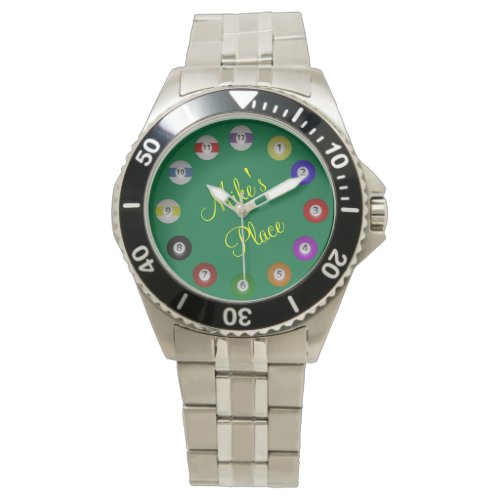 Billiard Ball Numbered Watch