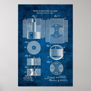 Billiard Ball Patent Art #11 Pool Room Wall Decor