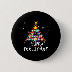 Billiard Ball Xmas Tree Ol Billiards Christmas Button