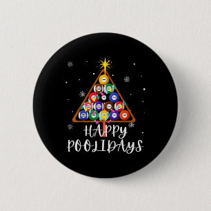 Billiard Ball Xmas Tree Ol Billiards Christmas T S Button