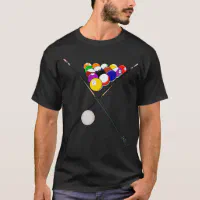 Billiard Balls and Pool Cues T-Shirt