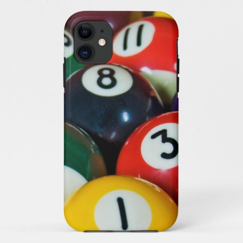 Billiard Balls iPhone 11 Case