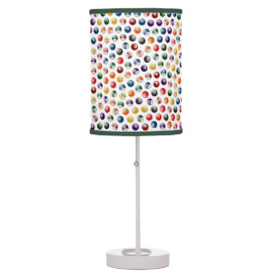 Billiard Balls Collage Table Lamp
