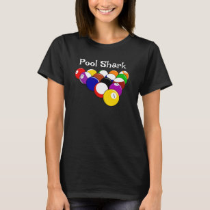 Billiard Balls Design Tee Shirt T-Shirt