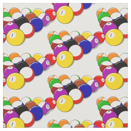 Billiard Balls Fabric