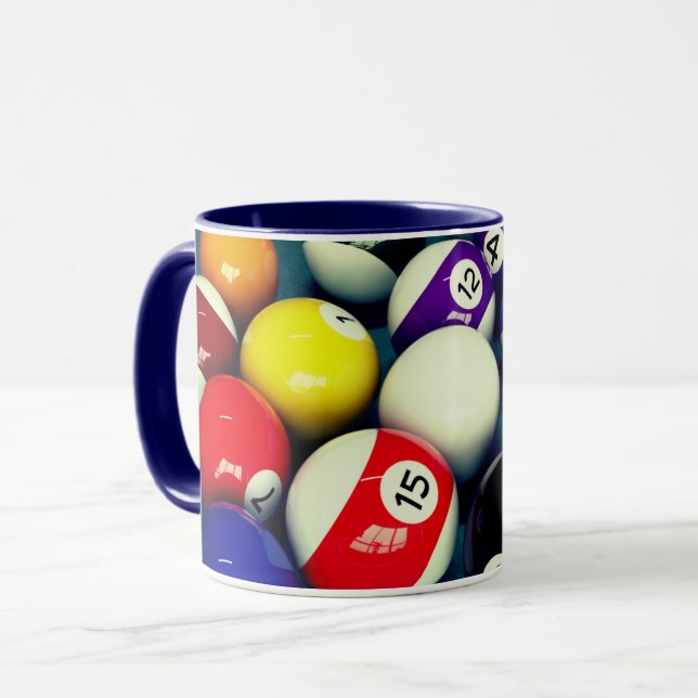 Billiard Balls Mug (Front Left)
