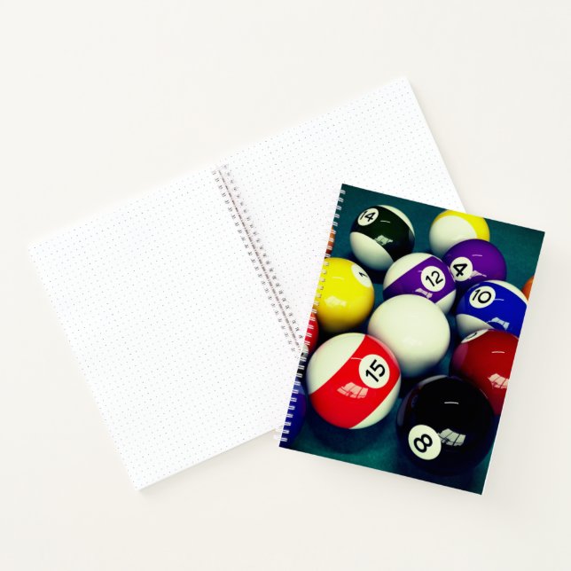 Billiard Balls Notebook (Inside)