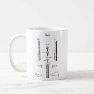 Billiard Blueprint Pool Game Coffee Mug for Him