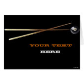 Billiard Card (Front Horizontal)